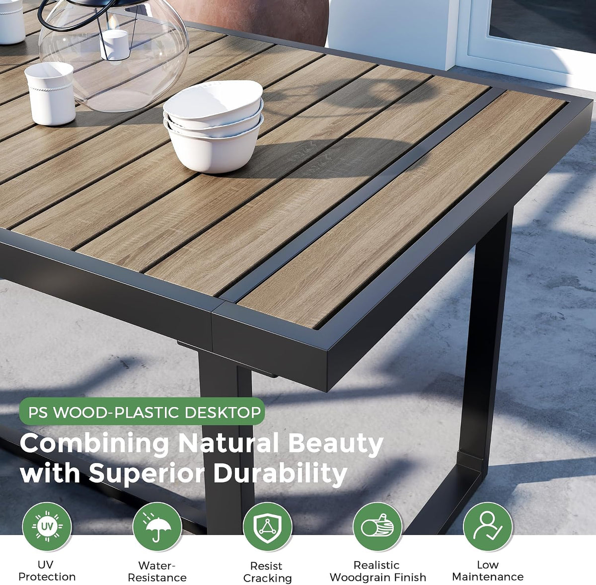 7‑Piece Patio Dining Set for 6