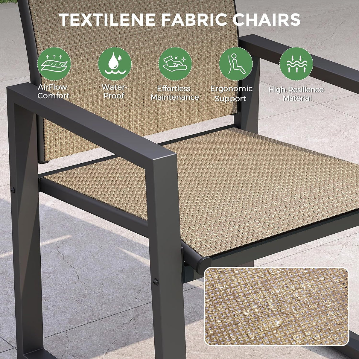 7‑Piece Patio Dining Set for 6