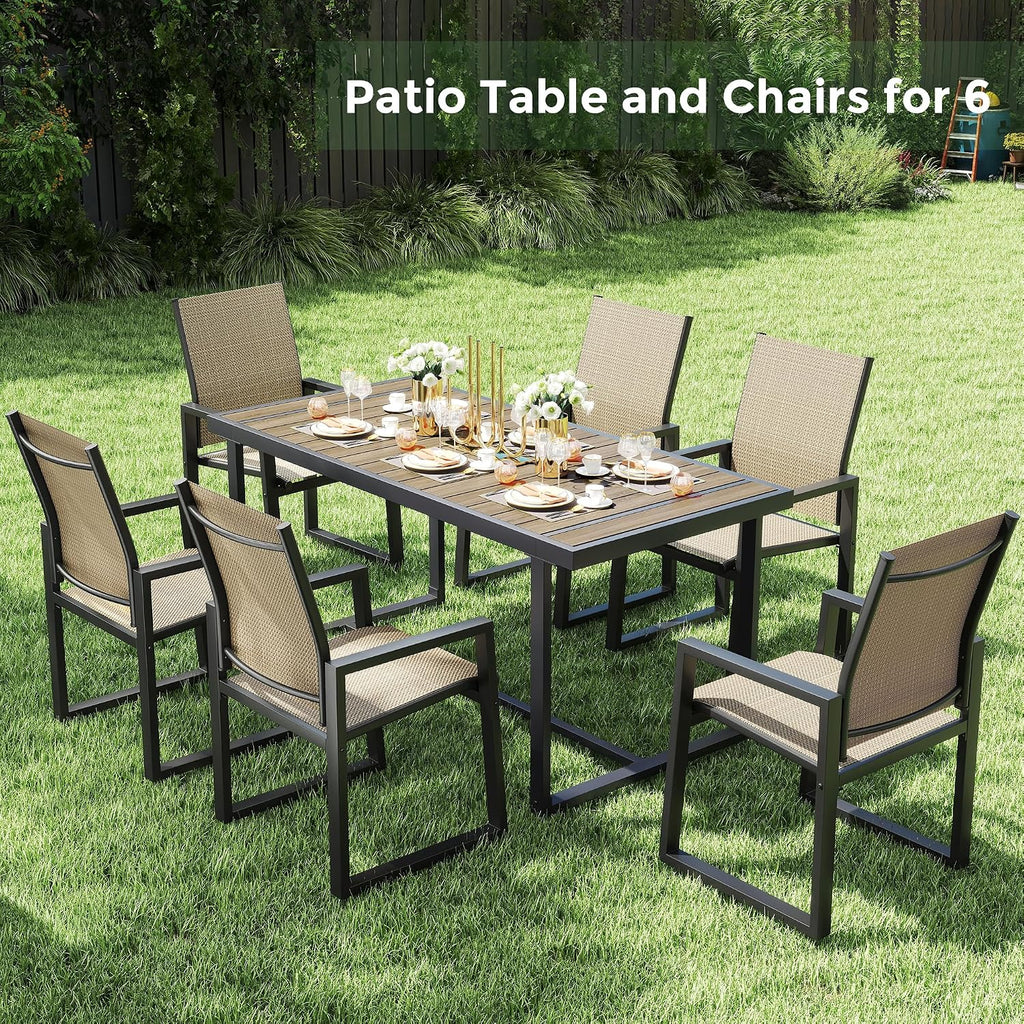 7‑Piece Patio Dining Set for 6